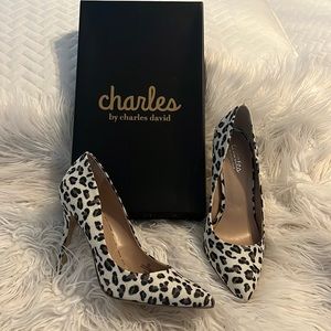 Charles animal print heels